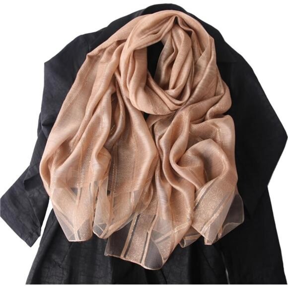 Accessories - Elegant Soft Scarf Shawls Wraps Khaki